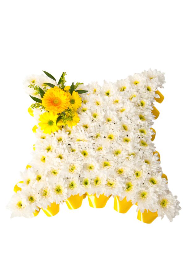 Yellow Cushion Funeral Tribute