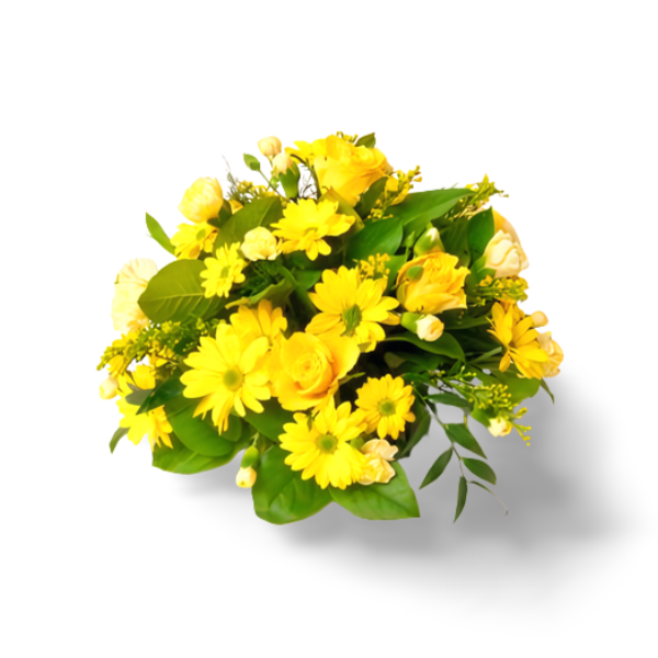 Yellow Gold  Posy Funeral Tribute